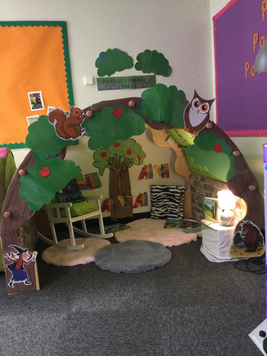 NurtureFPA's tweet photo. Our new Pod theme, Stickman’s reading tree! https://t.co/mTEoh8G94I