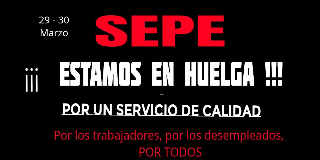 Algmitas1's tweet photo. #SEPEenHUELGA #MovimientoSEPE #huelgasepe https://t.co/iuBStuum9Y