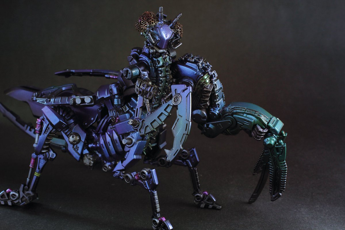 qblll's tweet photo. 塗れました
#カマキリ #蟷螂 #Mantis #prayingmantis #蟷螂拳 #キルサイス #killscythe #zoids #ゾイド #ゾイドワイルド #オリゾイミーティング #オリゾイクラス https://t.co/mcgV4Ig3Lg