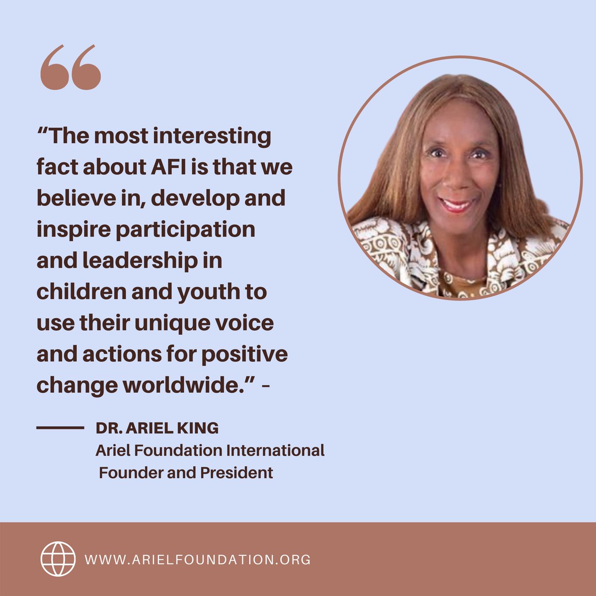 ArielFoundation's tweet photo. What is the most interesting fact about Ariel Foundation International? https://t.co/OmZfBNQ9Eu
