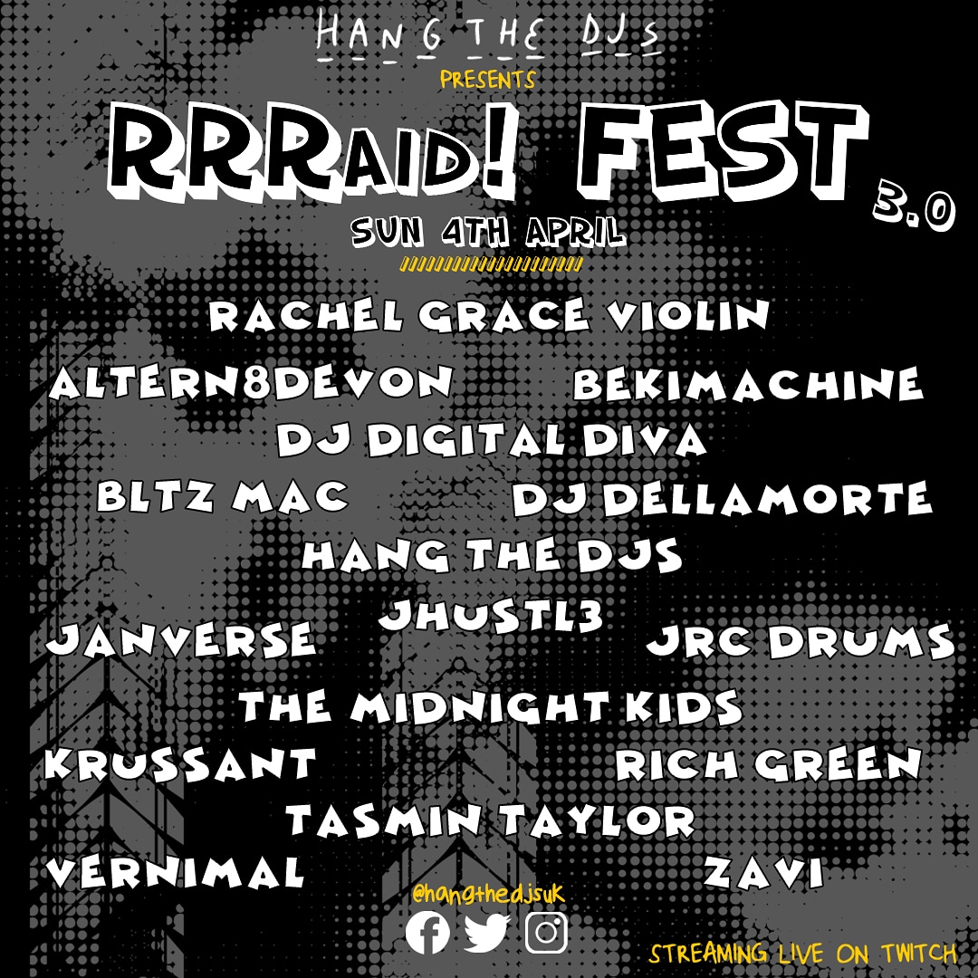 hangthedjsuk's tweet photo. 🎉🍻 RRRaid! Fest 3.0 is back THIS SUNDAY 🍻🎉

16+ hours of chaos kicking off at 11:30AM BST for the ultimate SUNDAY FUNDAY 🎊

Check the FB event for more info ⬇️
🔗: https://t.co/g3p9ENAZ67 https://t.co/uehGqaWvUC