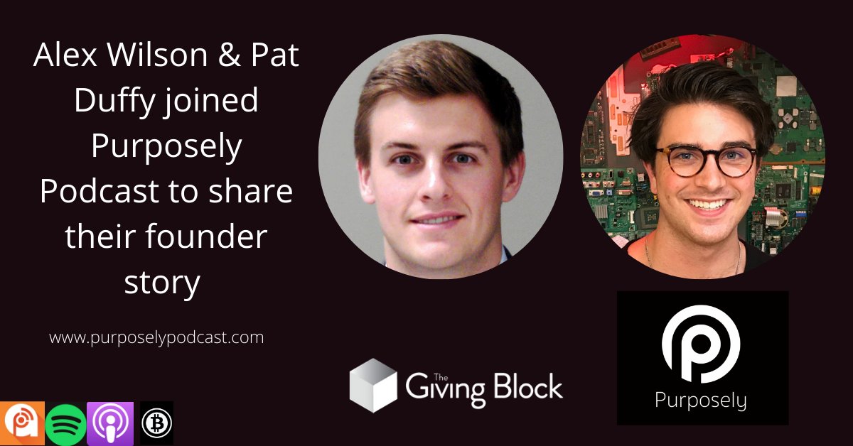 ‘Involved in a nonprofit and want to know how it could boost your income... or just want to understand cryptocurrency more, this is the perfect episode for you' #cryptocurrency #purposelypodcast #giving Thank you <a href="/TheGivingBlock/">The Giving Block</a>