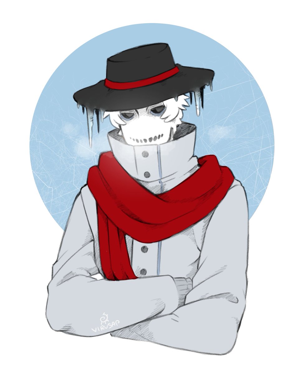 VirusAP's tweet photo. Like i said on NotSouls' live: I'M MAKING THE SNOWMAN NICE.

This is becoming a set lol
#futuresmp #futuresmpfanart https://t.co/mRuNk0NkVm