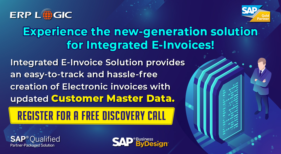 Nobl_Q's tweet photo. Integrated E-Invoice Solution provides an easy-to-track and hassle-free creation of Electronic invoices with updated Customer Master Data.
Register for a FREE Discovery Call - https://t.co/1D3oEcMUdq
#sap #businessbydesign #cloudsolution #einvoicesolution #sapbyd #cloudservice https://t.co/yIs3w1GPNh