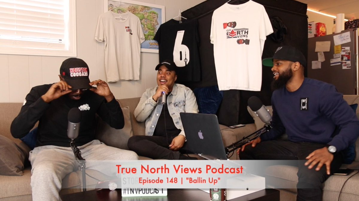 TrueNorthViews's tweet photo. 🚨 EPISODE 148 | “Ballin Up” 🚨

Toronto’s OFFICIAL unofficial podcast, discussing Hip Hop, R&amp;B, and the Culture. LISTEN NOW ▶️. 
#TNVPodcast #HipHop #Toronto

YouTube: https://t.co/4YyRIqoE3z

Spotify: https://t.co/dXAcG6tetc

Apple: https://t.co/jdC9Ia1QPF https://t.co/LKHdsXnTac