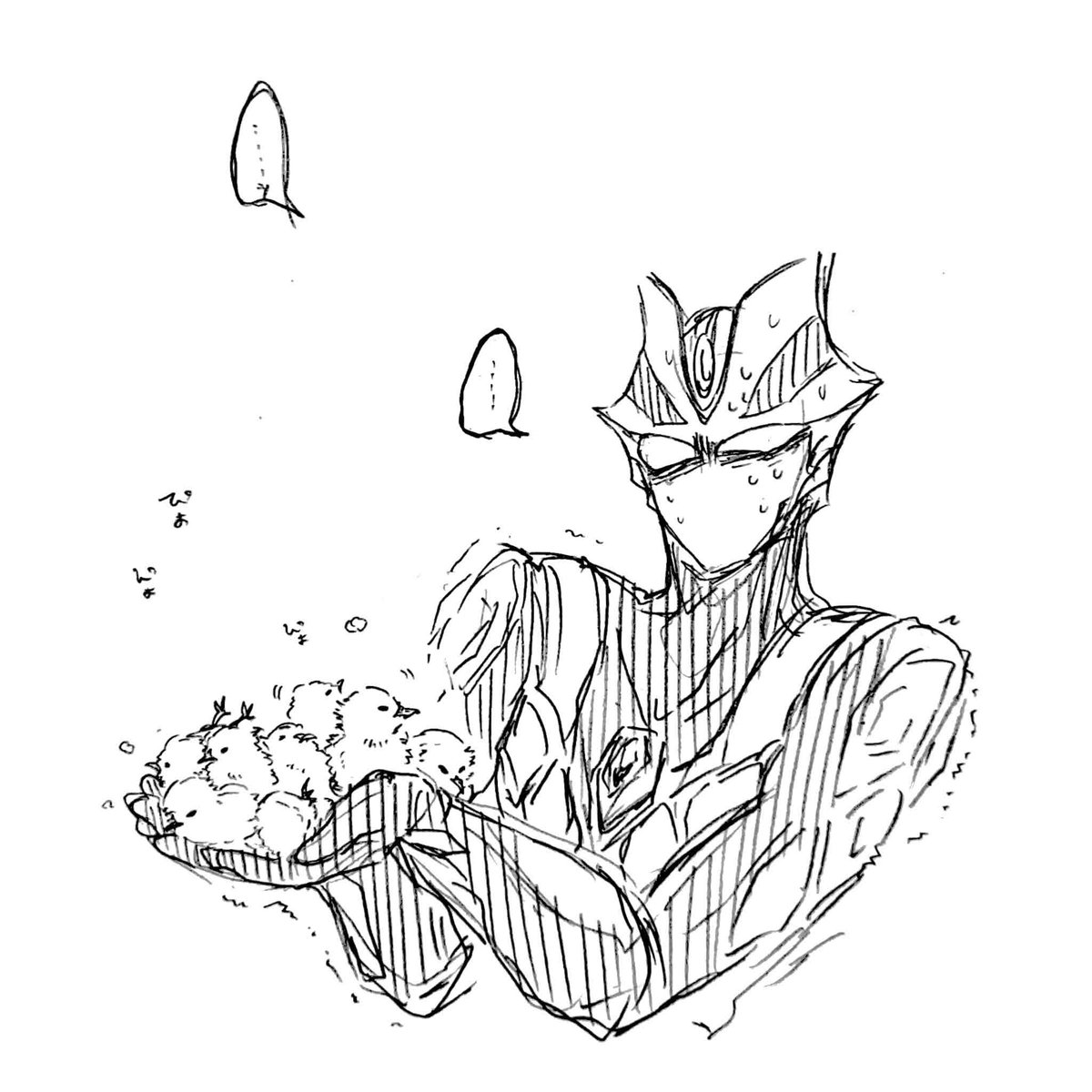 いつもいつもかっこよい感じのお絵描きしなくてごめんねのコーナー 