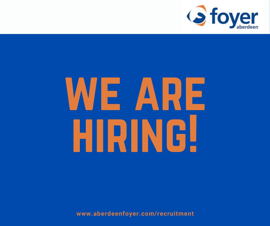 We're looking for an experienced Executive Assistant to support our leadership team. Applicants should be highly organised with excellent administration skills, discretion and good judgement. aberdeenfoyer.com/recruitment
#Recruitment #Scotland #ThirdSector #Administration #Jobs