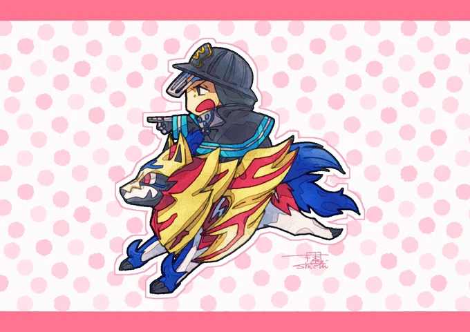 別垢で載したやつだけど可愛いく描けたと思ってるから見て…!! 