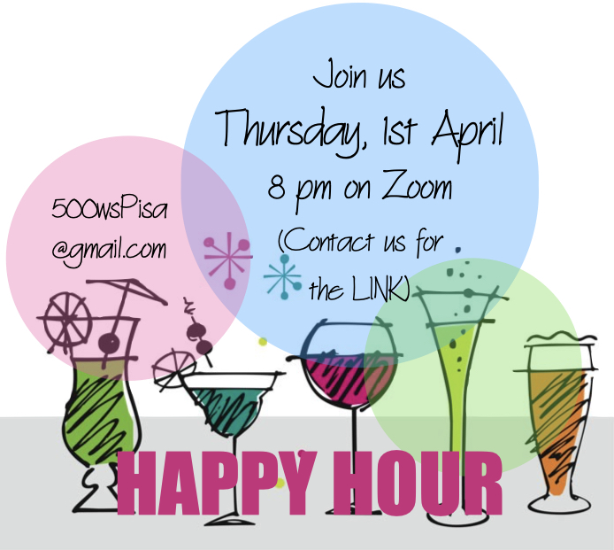 500wsPisa's tweet photo. The Pisa Pod is having a Happy Hour this week!😍Come and join us!🥳 https://t.co/89OYXRZZOJ