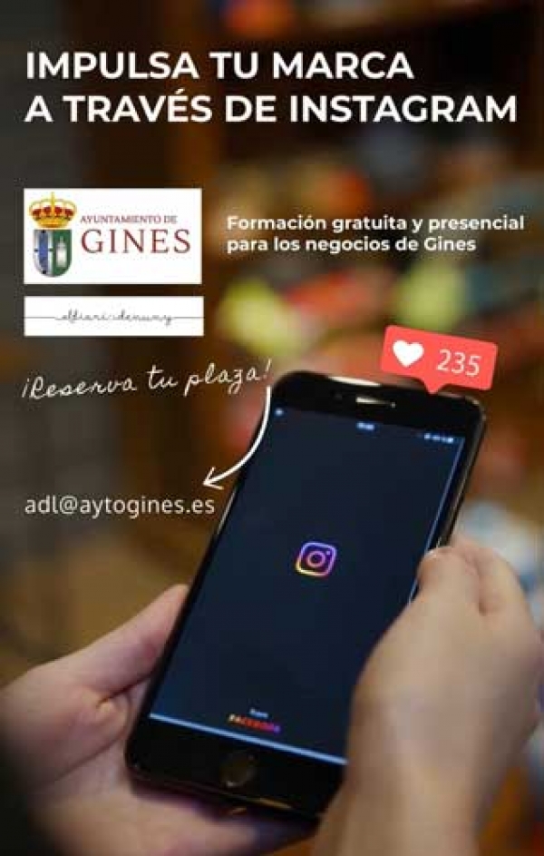 Formación gratuita en Redes Sociales para autónomos/as y profesionales de Gines bit.ly/2QPKvPl >> #CursosSE #EmpresasSE #GinesEmpleo vía <a href="/N_Aljarafe/">Noticias Aljarafe</a> organizado por <a href="/AytoGines/">Ayuntamiento de Gines 🇺🇦 Sevilla</a> y <a href="/eldiariodenuny/">Núria Cabrera</a>