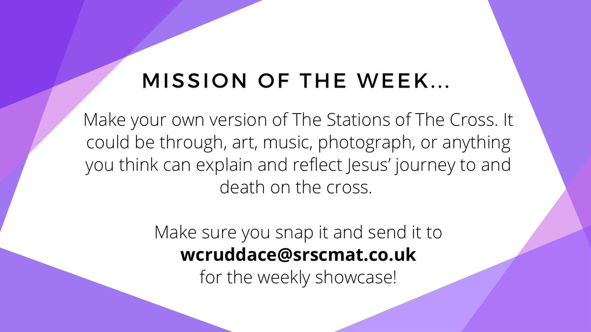 liveinlight_srs's tweet photo. As we journey through #HolyWeek, we are called to remind ourselves of the sacrifice Jesus made for us because He loves us, and we remember that His #Love is still alive with a passion for us today. #LiveInLight

Where is God’s love in your life this week? https://t.co/uX3P67182K