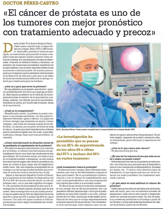 ENTREVISTA Dr. PÉREZ-CASTRO.