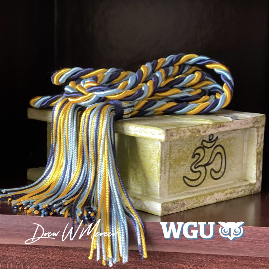 DrewWMercer's tweet image. The WGU #Philanthropy Cord represents a gift given to the Fellow Night Owl Scholarship, provided for students facing financial hardship.
 ·  
#wgu #wgunightowl #compsci  #grad #computerscience #wgugrad #bscs #wgualumni #msda #AmbitionNeverRests #STEM #WGUGivingDay #NightOwlsUnite