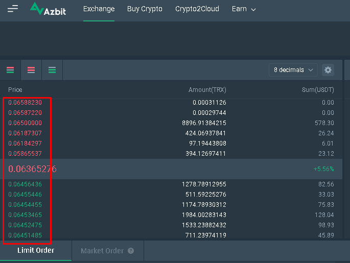 areview7's tweet photo. hello @azbit_news ,, why the order book like this? https://t.co/ZcFhjmRdW0