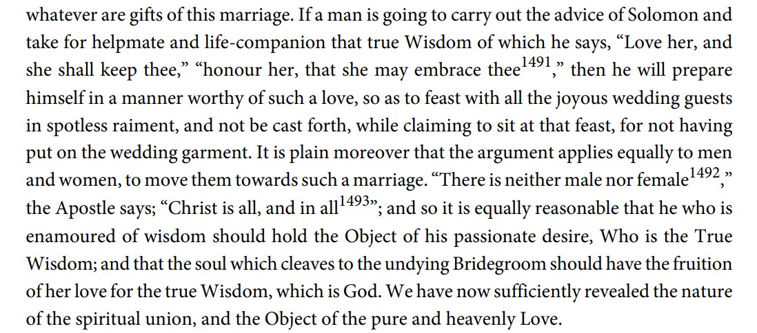 Gregory also said marriage to Christ is not confined to women, because gender is an illusion.