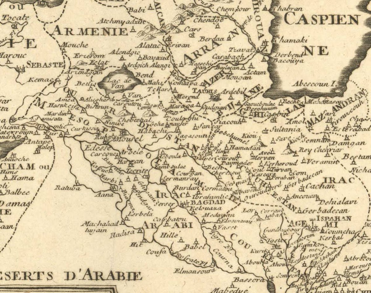 aktasbilalata's tweet photo. Nexşeya François Pétis de la Croix (1653-1713), oryantalîstê Frensî

Di pêşxortanîya xwe da ji bo karûbarên dewletê diçe welatên rojhilatê. Fêrî tirkî, erebî, farisî û ermenkî dibe. Îhtîmaleke mezin haya wî ji kurdîyê jî hebûye. Di vê seyrana xwe da nexşeyeke wiha ezamet çêdike. https://t.co/tSkv2RrJna