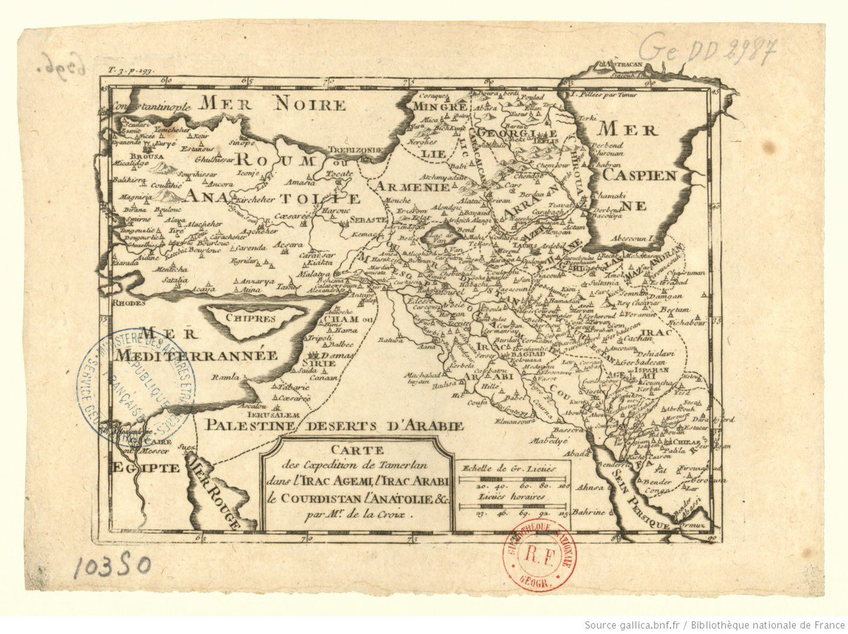 aktasbilalata's tweet photo. Nexşeya François Pétis de la Croix (1653-1713), oryantalîstê Frensî

Di pêşxortanîya xwe da ji bo karûbarên dewletê diçe welatên rojhilatê. Fêrî tirkî, erebî, farisî û ermenkî dibe. Îhtîmaleke mezin haya wî ji kurdîyê jî hebûye. Di vê seyrana xwe da nexşeyeke wiha ezamet çêdike. https://t.co/tSkv2RrJna