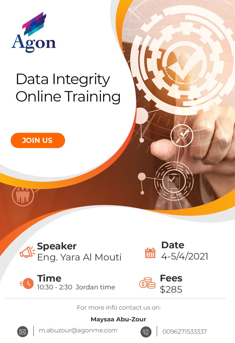 ConsultancyAgon's tweet photo. Data integrity is the overall accuracy, completeness, and consistency of data and is a hot topic for global regulators.

Wanna learn more? Register in our #DataIntegrity Training now! https://t.co/dL7Xa7jnW5
