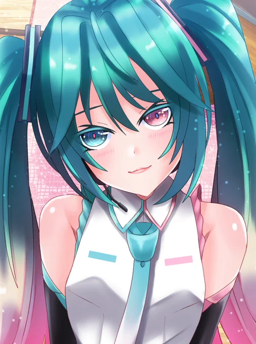 俺の最高の女子VOCALOID
#初音ミクを描くと元気が出る 
#初音ミク 