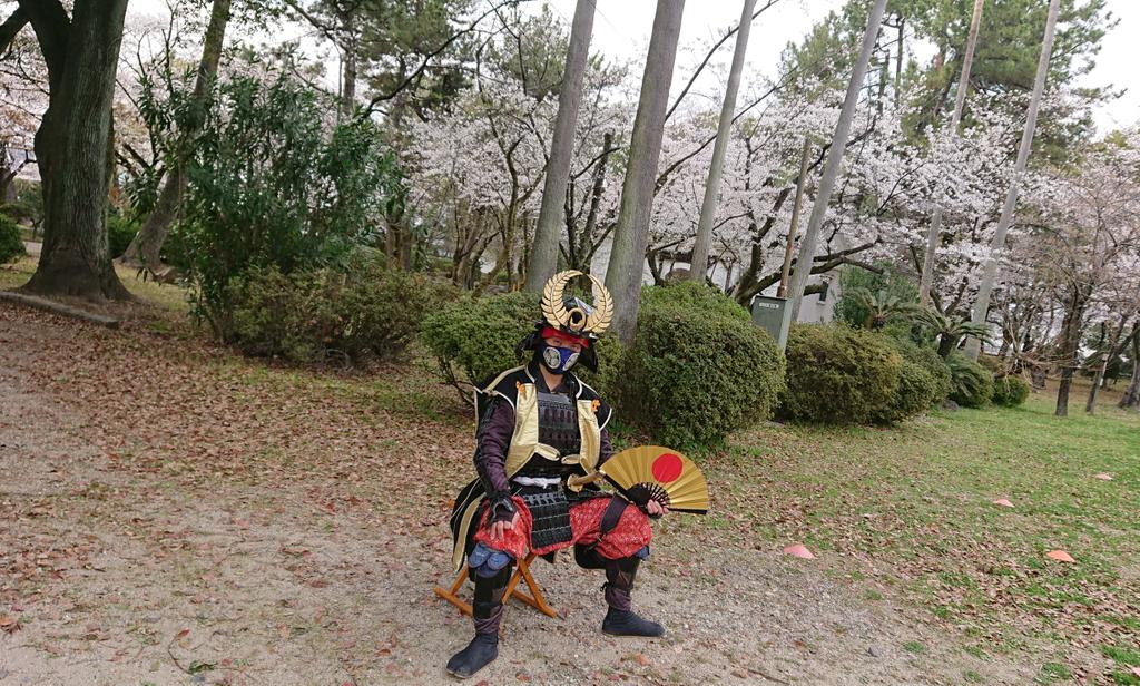 後ろにうっすら乃木倉庫
#名古屋おもてなし武将隊 #家康様