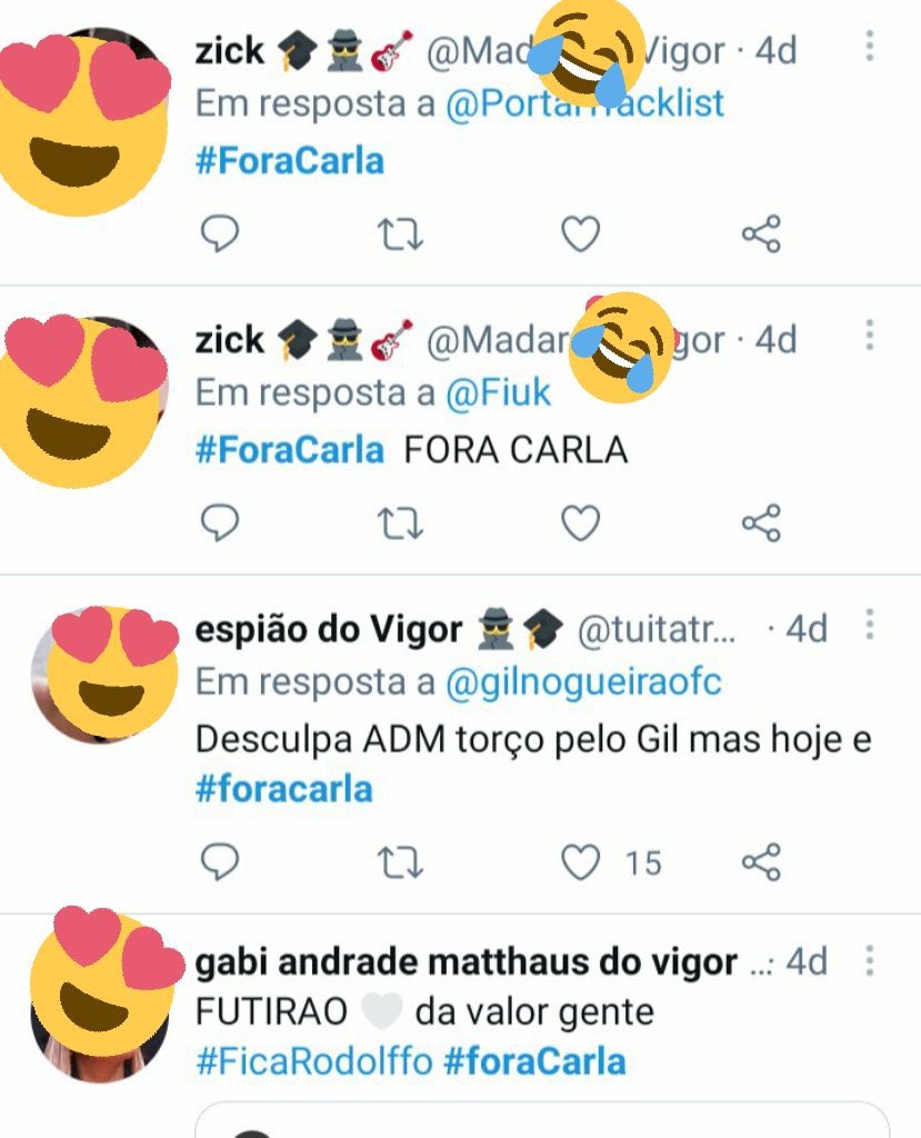 bbb22sofi's tweet photo. @rizia_cerqueira o engraçado é q vcs votaram na Carla no paredão passado mesmo podendo tirar o Rodolffo KKKKKK https://t.co/q120MqZCzj
