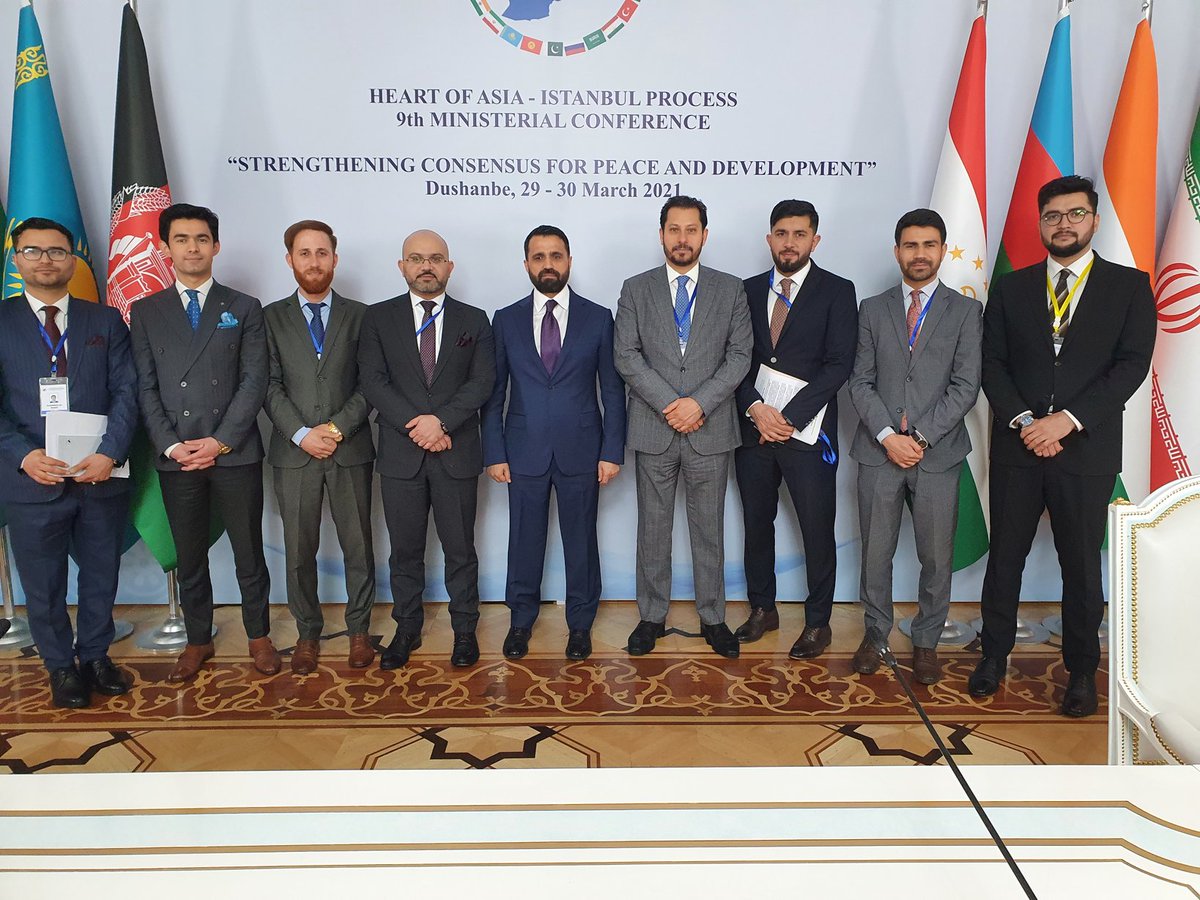 KGharanai's tweet photo. We successfully held the #SeniorOfficialsMeeting of the @HeartofAsia_IP in Dushanbe today.
#DushanbeDeclaration is finalized and is ready for the adoption of the Foreign Ministers of the Process.
#StrengtheningConsensusfor #Peace and #Development in the #HeartOfAsiaRegion. https://t.co/HpWisL0vEQ