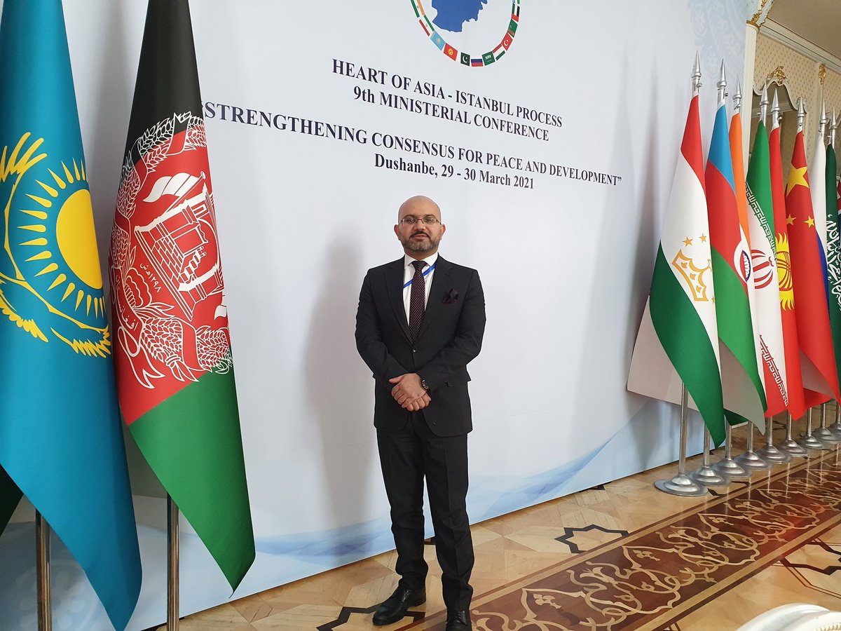 KGharanai's tweet photo. We successfully held the #SeniorOfficialsMeeting of the @HeartofAsia_IP in Dushanbe today.
#DushanbeDeclaration is finalized and is ready for the adoption of the Foreign Ministers of the Process.
#StrengtheningConsensusfor #Peace and #Development in the #HeartOfAsiaRegion. https://t.co/HpWisL0vEQ