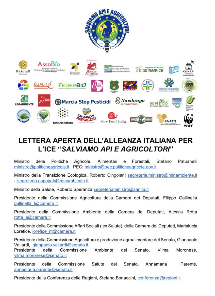 LipuODV's tweet image. Con @BeesEci in questa lettera aperta chiediamo al Governo e alle Regioni di assumere posizioni chiare per rafforzare gli obiettivi Strategie #EUFarmtoFork e Biodiversità 2030 e adottare Piani e Programmi nazionali coerenti. 
Ascolterete il nostro appello?

#SaveBeesandFarmers