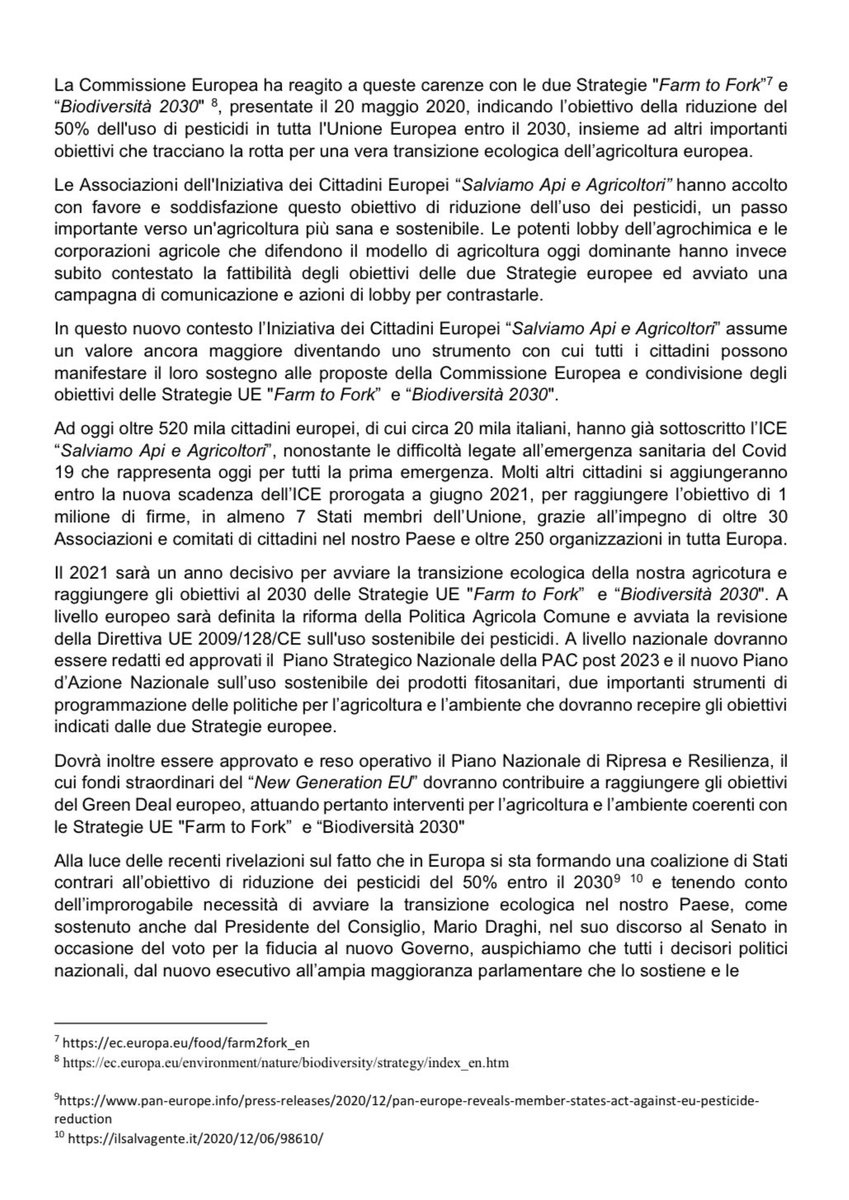 LipuODV's tweet image. Con @BeesEci in questa lettera aperta chiediamo al Governo e alle Regioni di assumere posizioni chiare per rafforzare gli obiettivi Strategie #EUFarmtoFork e Biodiversità 2030 e adottare Piani e Programmi nazionali coerenti. 
Ascolterete il nostro appello?

#SaveBeesandFarmers