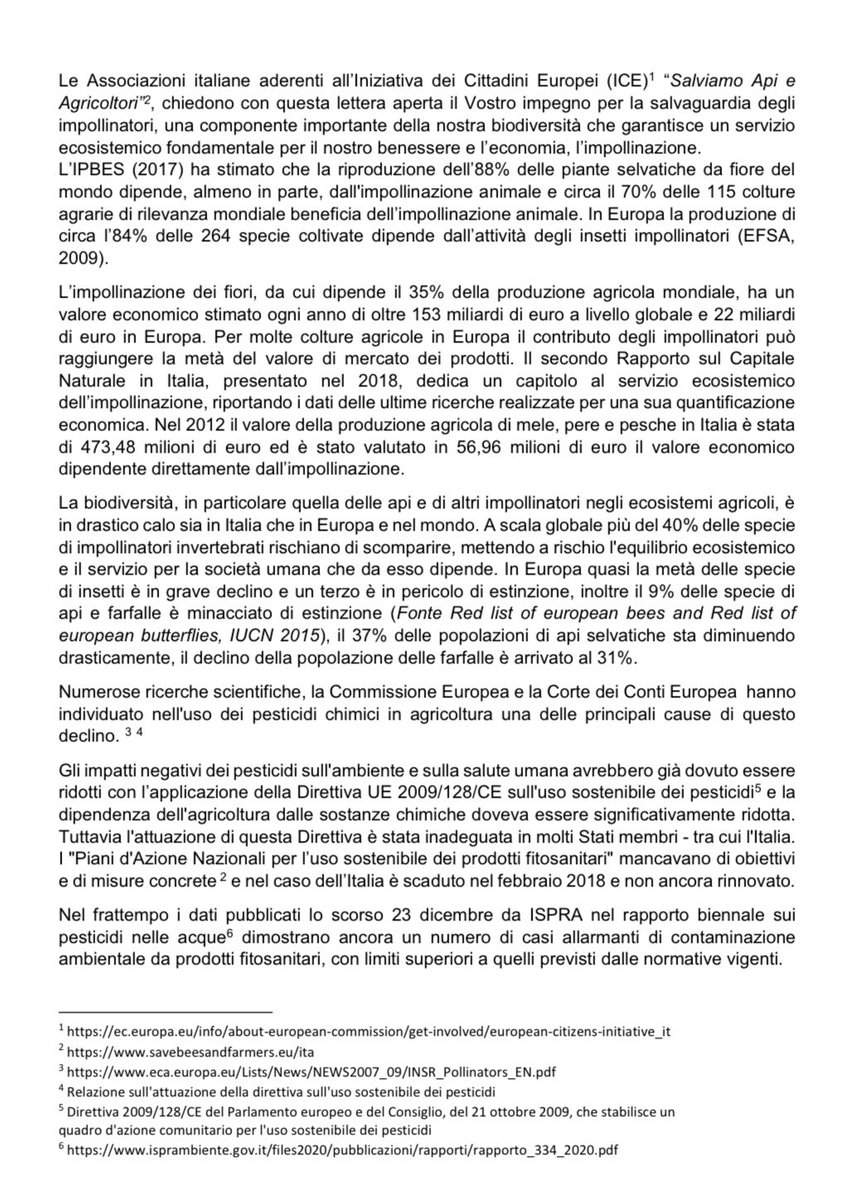 LipuODV's tweet image. Con @BeesEci in questa lettera aperta chiediamo al Governo e alle Regioni di assumere posizioni chiare per rafforzare gli obiettivi Strategie #EUFarmtoFork e Biodiversità 2030 e adottare Piani e Programmi nazionali coerenti. 
Ascolterete il nostro appello?

#SaveBeesandFarmers