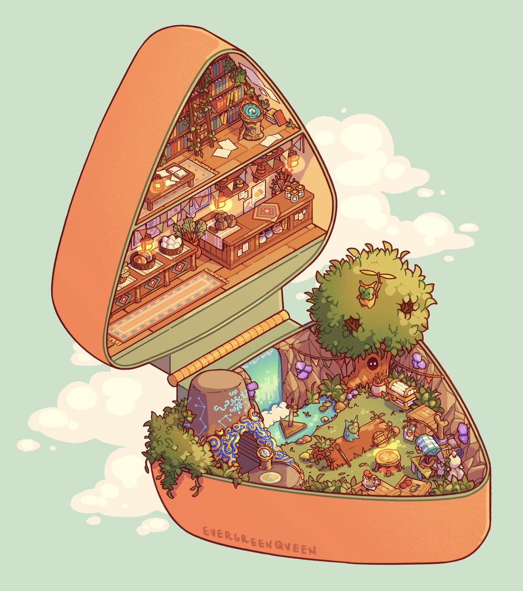 evergreenqveen's tweet photo. Breath of the Wild Polly Pocket 🌿 https://t.co/dMveD2khdQ