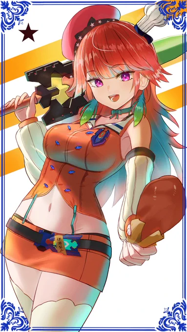 #今月描いた絵を晒そう 
週に1枚、計4枚!
来月もこのペースで頑張りたい? 