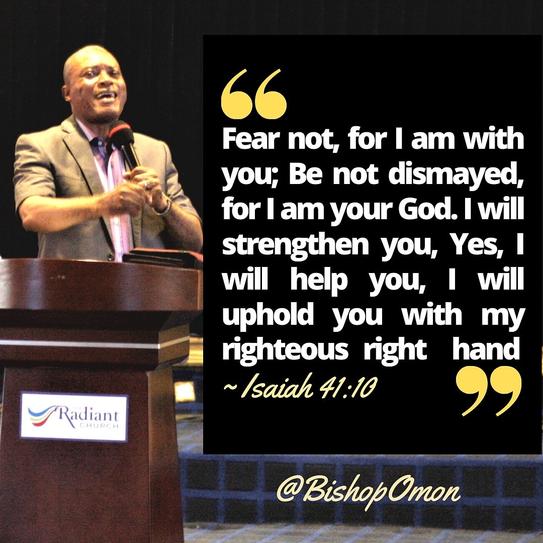 RadiantFamily's tweet photo. As you begin a new week:
✔ Do Not Be Afraid..
✔ Do Not Be Discouraged..
✔ Do Not Give Up..
✔ You Will Not Be Stranded❗
✔ You Will Not Be Disappointed‼️
✔ Supernatural Help Is On The Way‼️🙏  #Isaiah 41:10

#MondayInspirational 
#PropheticBlessingForTheWeek https://t.co/09Pg2g7hUN