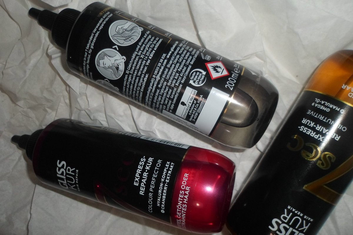 DrLouisse's tweet photo. Werbung #7secpower. Verschiedene Sorten: für trockenes coloriertes und strapaziertes Haar. Allesamt super in der Wirkung. Pro Anwendung reichen etwa 20 ml. Gelbes Etikett für strohiges und strapaziertes Haar. https://t.co/uNAFkos13L