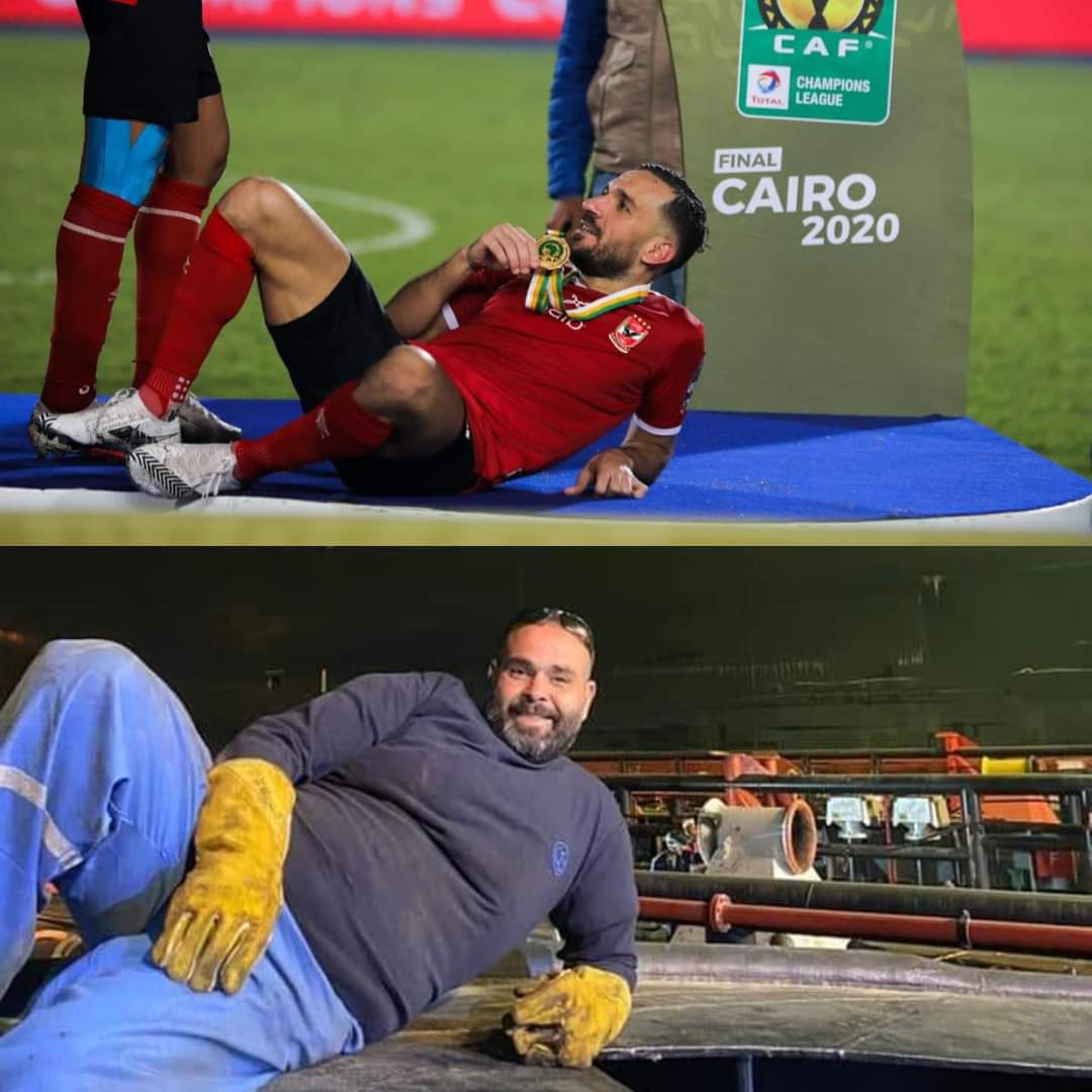 على معلول بعد نهائي التاسعة VS أحد عمال قناة السويس بعد تحرير السفينة 😂❤