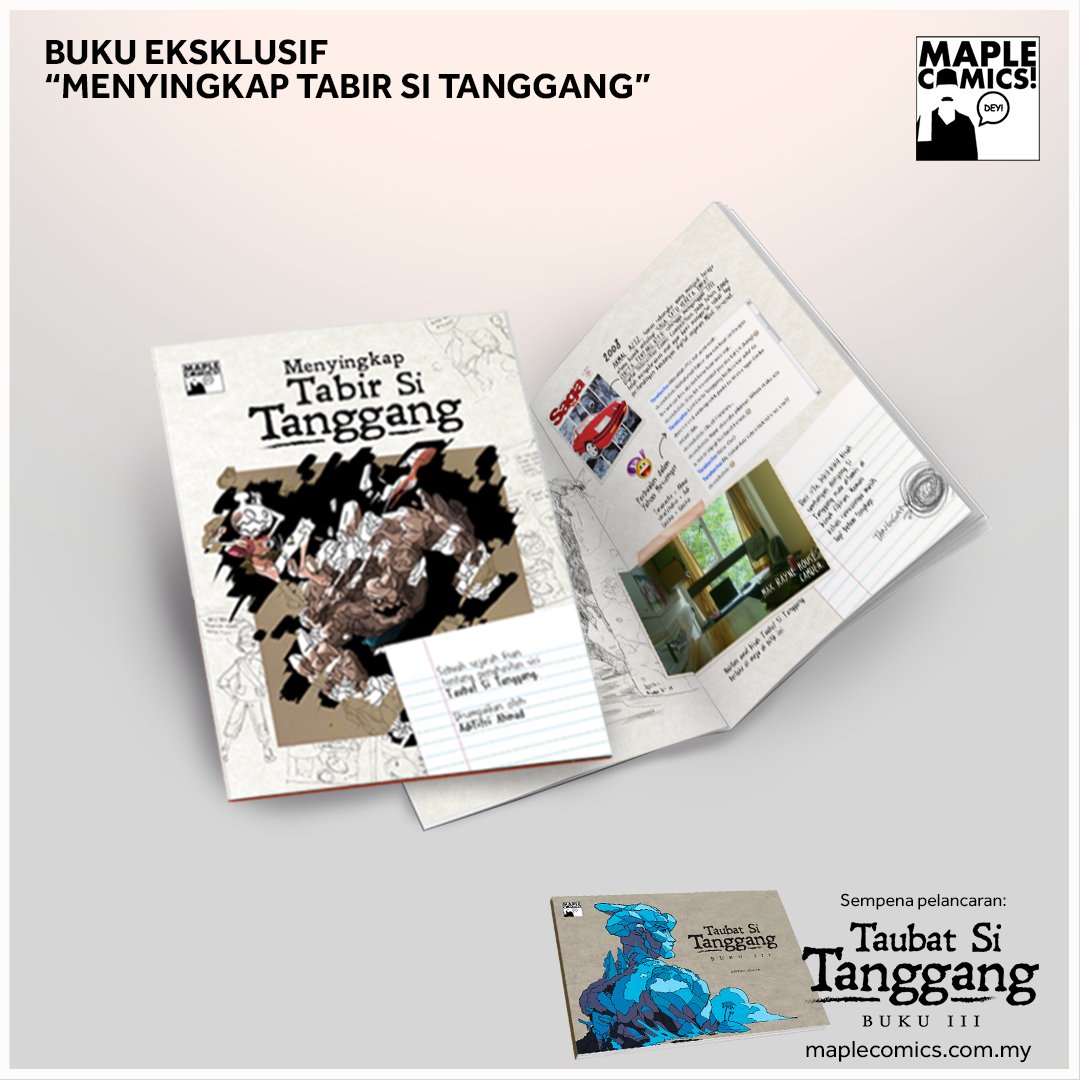 buzzpoptv's tweet photo. Pra-tempah TAUBAT SI TANGGANG Buku III sekarang (berakhir pada 31 Mac 2021) di: https://t.co/pPfhto3W7p
ATAU melalui WhatsApp: https://t.co/BYmxhYcG8P
Kos penghantaran disekalikan!
Info tentang TAUBAT SI TANGGANG Buku III di sini: https://t.co/dccVTCQWtL
#MapleComics https://t.co/BWvyeesH5X