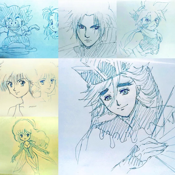 #今月描いた絵を晒そう 
リクエスト編✨( ☆∀☆)✨
自分でアホやと思いました‼️(笑) 