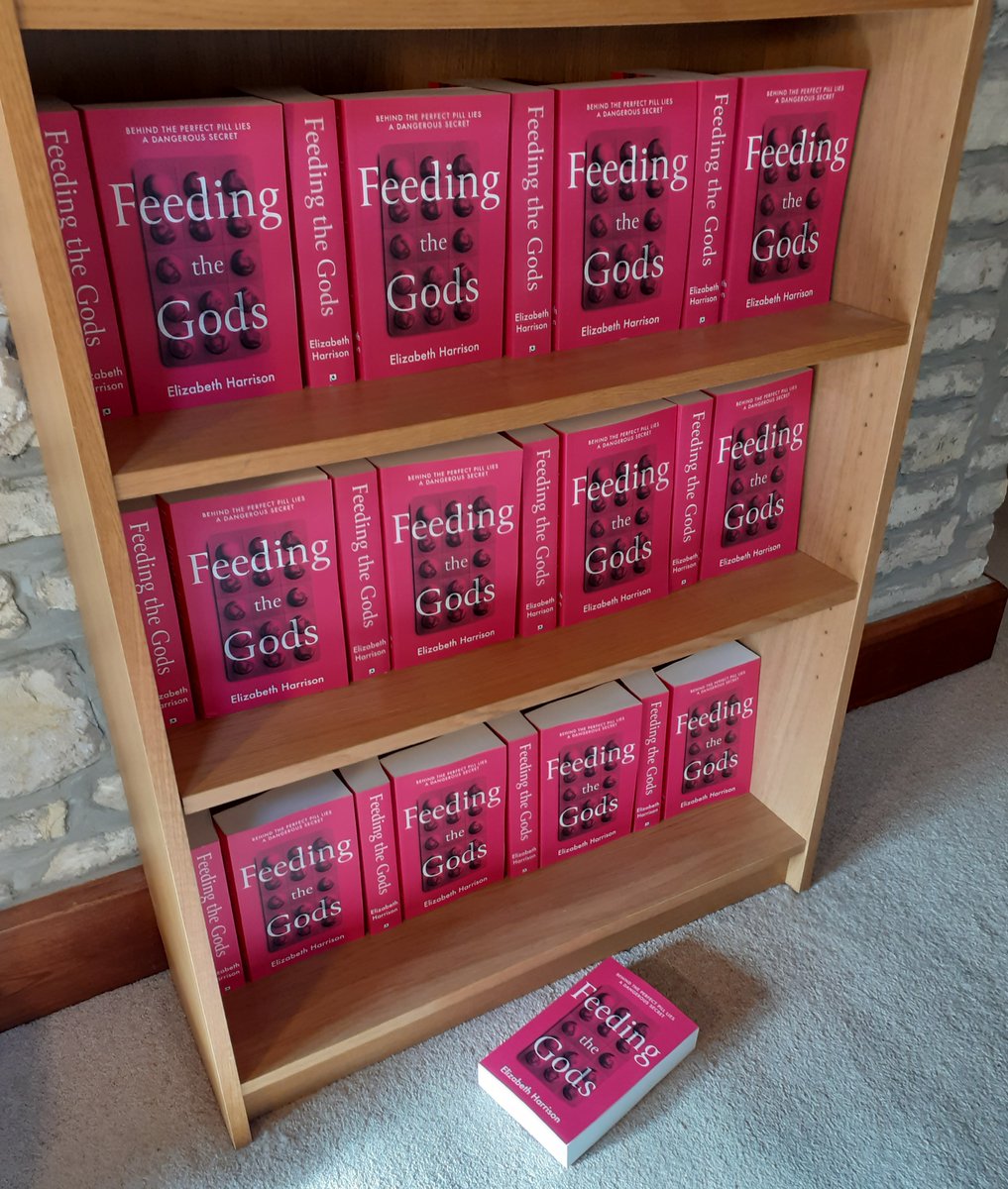 eh_author's tweet photo. Publication Day!🍾

#elizabethharrisonauthor #feedingthegods #bigpharma #thriller #bookcover #bookrecommendation #epicreads #currentlyreading #bookguild #bookaholic #booklover #shelfie #bookshelf #bookshelves #readingspot #bookworm #bookcommunity https://t.co/xZ2Bzdgfal