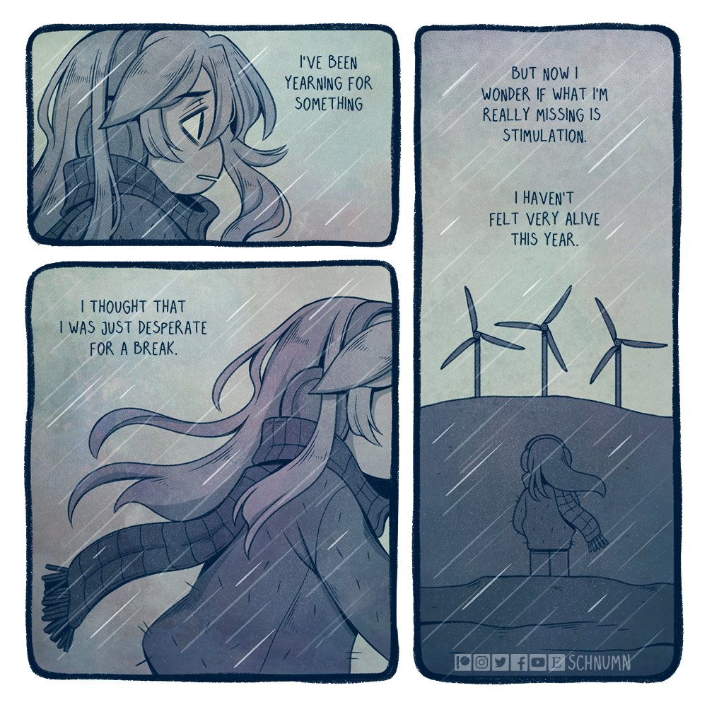 Hey #VisibleWomen !! I'm Bex :>

I'm a neurodivergent artist who makes comics about things that are kinda hard to talk about. I think comics are a great tool for communicating our feelings!

Portfolio: https://t.co/Gyc6Nfkdy1
Contact: schnumn@outlook.com
https://t.co/3T3MbetHdn 