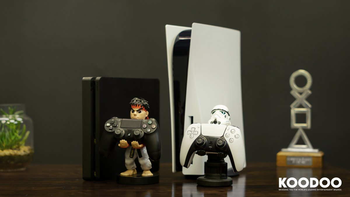 Koodoo_sa's tweet photo. The PlayStation 5 and his little brother
The new generation console is not small, but it is here to make a statement and we are willing to clear up some space.
Did you clear up some space for your console?
#PlayStation5 #KOODOO #PlayStation4 #Sony #Gaming #PS4vsPS5 #PS5 https://t.co/5MRqnzHcOr
