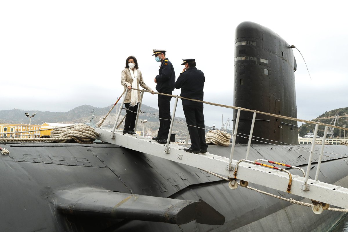 Defensagob's tweet photo. El primer submarino de la clase S-80 se pondrá a flote el próximo 22 de abril: "El S-80 implica modernidad, tecnología y futuro".
https://t.co/A82EnxhnvZ https://t.co/vGdddBfUG8