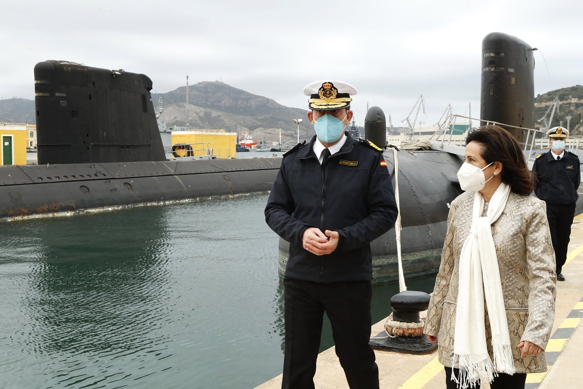 Defensagob's tweet photo. El primer submarino de la clase S-80 se pondrá a flote el próximo 22 de abril: "El S-80 implica modernidad, tecnología y futuro".
https://t.co/A82EnxhnvZ https://t.co/vGdddBfUG8