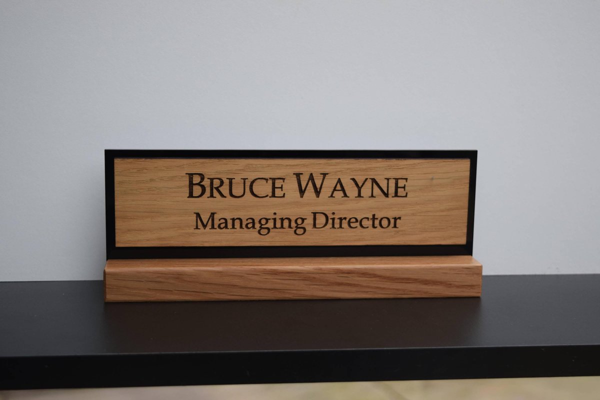 KatiHandmade's tweet photo. Excited to share the latest addition to my #etsy shop: Executive Personalised Desk Solid Oak Base Name Plate, Custom Engraved Sign, Office Plaque, Desk Name Plate https://t.co/UNVdXArXBX #ExecutivePersonalisedDeskSolidOakBaseNamePlate #CustomEngravedSign #OfficePlaque https://t.co/TLmjMsQRxt