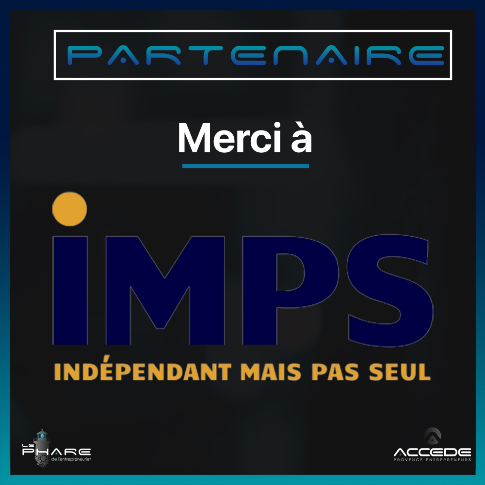 Un grand merci à notre partenaire : Indépendant Mais Pas Seul !

Grâce à leur soutien, il a rendu possible l'organisation du Phare de l'Entrepreneuriat, cette année en distanciel au vu de la situation sanitaire.