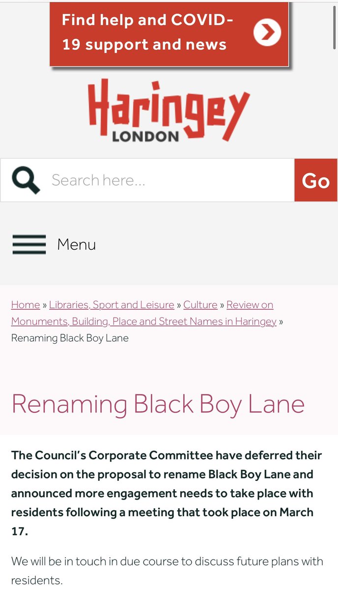 MichelleBallN15's tweet photo. @LBC @DavidLammy @DavidLammy  do you support changing the name of Black Boy Lane, a road in yr constituency of @haringeycouncil ?Seem to be a certain demographic of ppl who don’t think using the name ‘Black Boy’ is offensive. Why has this decision by the corporate comityee been deferred again? https://t.co/5ROZdu2h8O