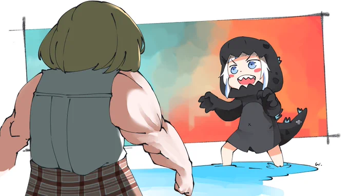 Amelia kongson VS Gawr gula
#ameliaRT
#gawrt 