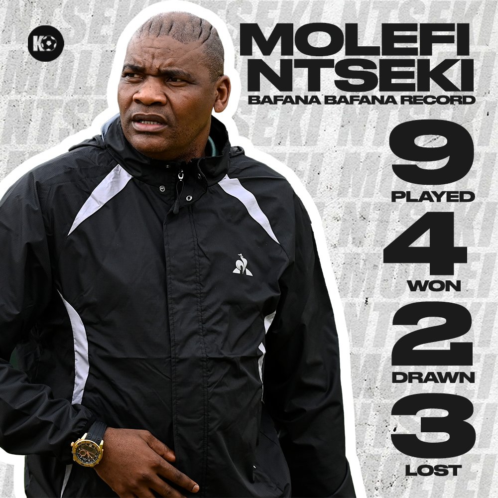 KickOffMagazine's tweet photo. Should Ntseki be afforded more time with 🇿🇦 #BafanaBafana?

RT -  No
LIKE - Yes https://t.co/UpxQ1UPK7a