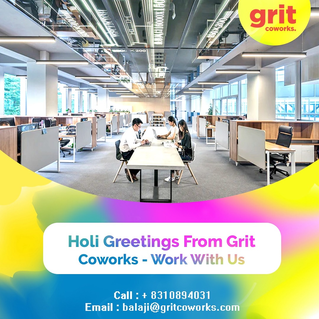 CoworksGrit's tweet photo. @GritCoworks a co-working space that helps you and your business to grow with networking. Call us on +91 8310894031 or mail on balaji@gritcoworks.com

#invest #festival #investment #sell #buy #workhome #workroom  #renting #rent #holi #coworks #workingspace https://t.co/c2tkSS42Cp