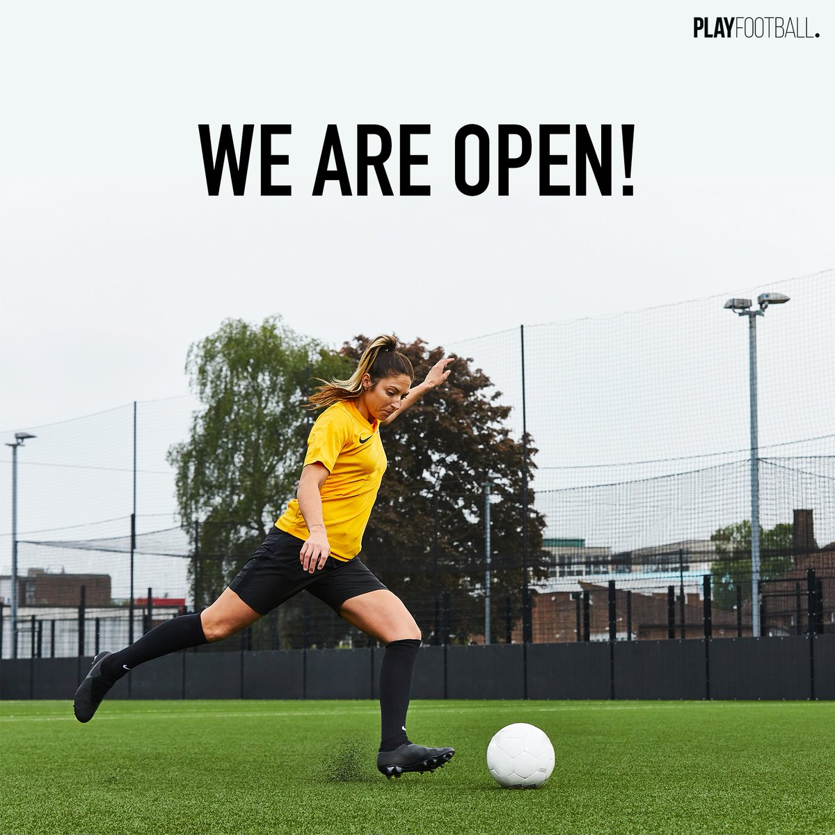 After 95 days of no football we are open! ⚽ We look forward to welcoming you back to our venues! Online pitch booking is available here: bit.ly/Football_is_ba…