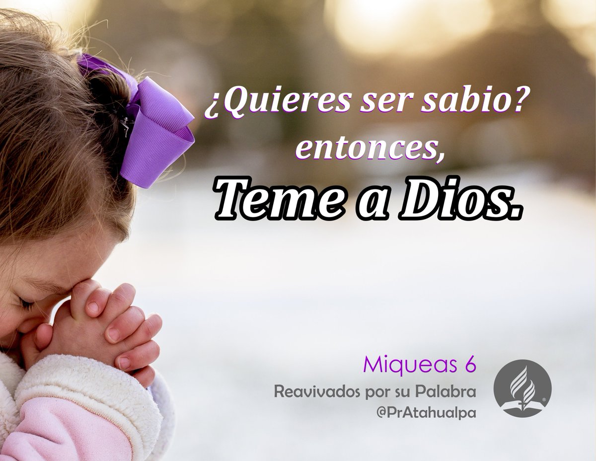 PrAtahualpa's tweet photo. Hoy existen muchas personas que hacen de sus formas religiosas, lo más importante de su vida, olvidando lo que Jehová pide, ciertamente, temer a Dios es hacer lo bueno, ser justos, disfrutar ser misericordioso y lo más valioso, rendirse cada día a Él. #rpsp #TemeaDios https://t.co/gwCElVL6Va